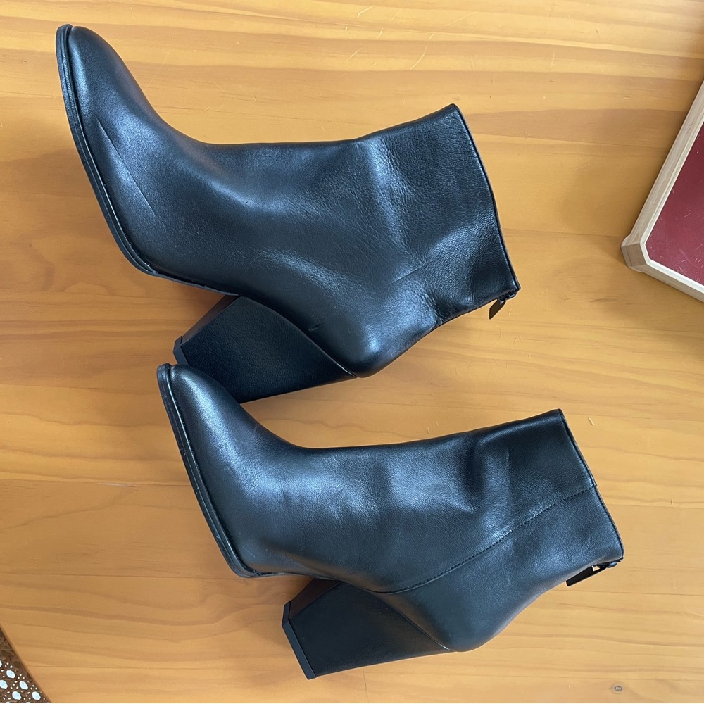 Stuart Weitzman Black Heeled Boots
